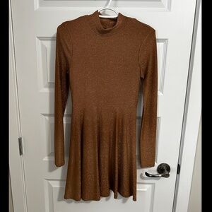 Wild Fable gold sparkly dress size small